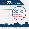 1 mois de serveur 3CX 8 appels