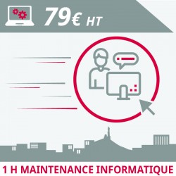 1 H de maintenance informatique